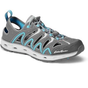 Eddie Bauer Women's Stine Amphib Water Shoes Chrome 9.5m